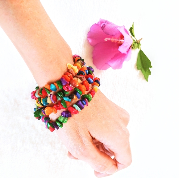 New✨Colorful Beaded Necklace - Picture 4 of 6